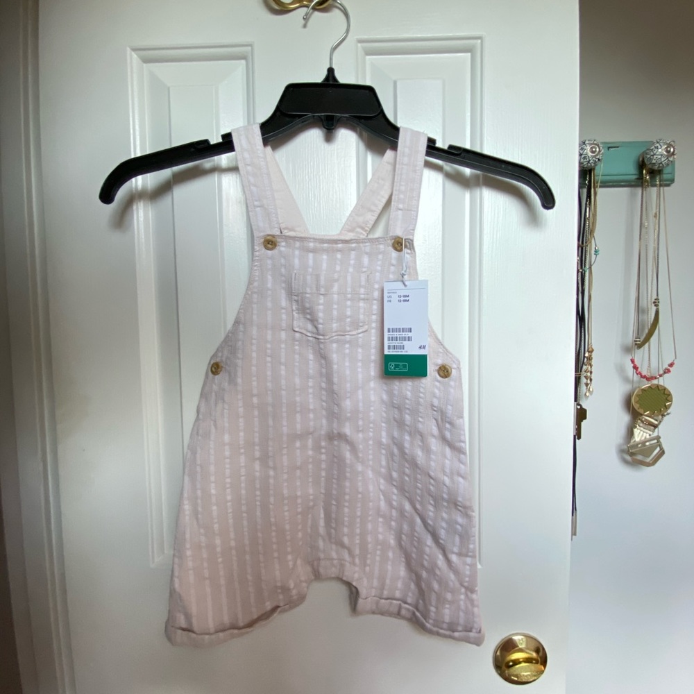 H&M linen overalls Size 12-18 months